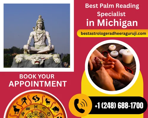 Expert Palm Reading Specialist in Michigan - Astrologer Adheera